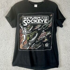 Gildan Mens Return Of The Sockeye Roy Troll 2012 Graphic‎ T Shirt Size Small